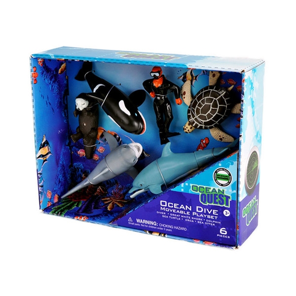 OCEAN QUEST MOVEABLE PLAYSET